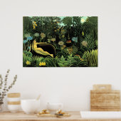 Poster Le rêve d'Henri Rousseau (1910) (Cuisine)