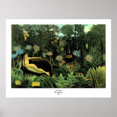 Poster Le rêve d'Henri Rousseau (1910) (Devant)