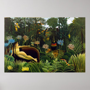 Poster Le rêve d'Henri Rousseau (1910)
