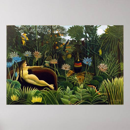 Poster Le rêve d'Henri Rousseau (1910) (Devant)