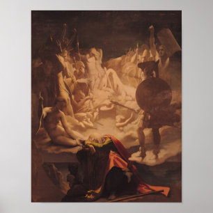 Poster Le rêve d'Ossian, 1813