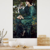 Poster Le rêve du jour par Dante Gabriel Rossetti (Cuisine)