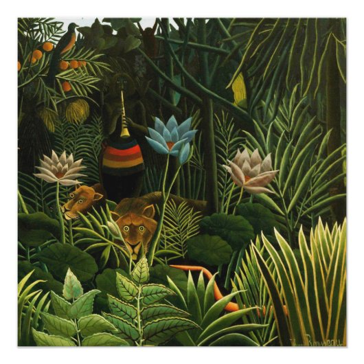 Poster Le Rêve, Henri Rousseau (Devant)
