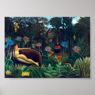 Poster Le rêve Henri Rousseau