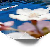 Poster "Le rêve numérique de l’eau" - Un portrait numériq (Coin)