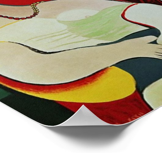 Poster Le rêve - Picasso Art Moderne Imprimer (Coin)