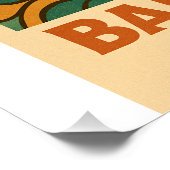 Poster Le rêve rétro de Gaudí - Barcelona Travel (Coin)