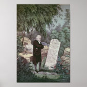 Poster Le révérend John Wesley visite la tombe de sa mère (Devant)