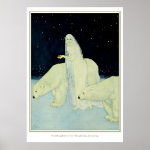Poster Le Rêveur des Rêves : Blanc, Éclairant et brillant