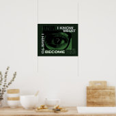 Poster Le Riddler "Je Sais Ce Que Je Dois Devenir" (Cuisine)