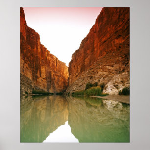 Poster Le Rio Grande, Big Bend NP, Texas