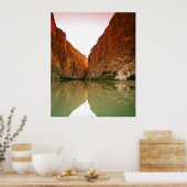 Poster Le Rio Grande, Big Bend NP, Texas (Cuisine)