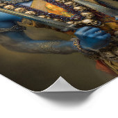 Poster Le rire divin de Kali : La déesse Shakti Peinture (Coin)