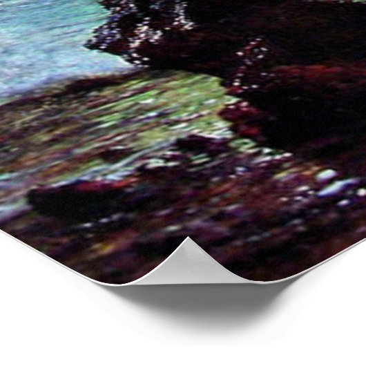 Poster Le rivage de la mer Turquoise (Coin)