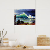 Poster Le rivage de la mer Turquoise (Cuisine)