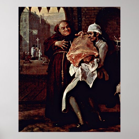 Poster Le roast beef de la Vieille Angleterre par William (Devant)