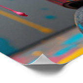 Poster Le robot de graffiti (Coin)