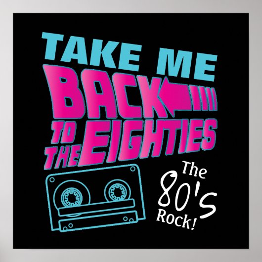 Poster Le Rock des années 80 (Devant)