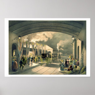 Poster Le roi à la nouvelle station croisée (litho)