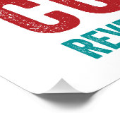 Poster Le ROI arrive - Apocalypse 17:14 Christian (Coin)