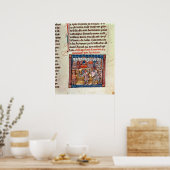 Poster Le roi Arthur et Guinevere regardent un (Cuisine)