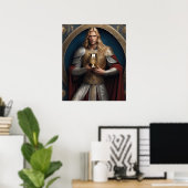 Poster Le Roi Arthur Et Le Saint Graal (Bureau à domicile)