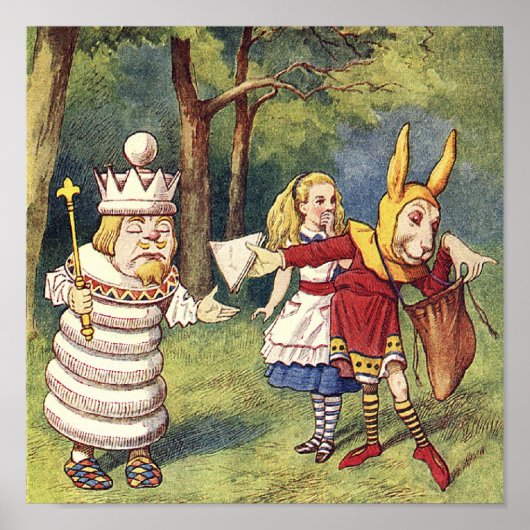 Poster Le roi blanc et son messager (Devant)