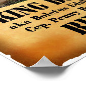 Poster Le roi Bolete - Recherché mort ou vivant (Coin)