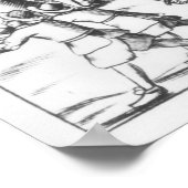 Poster Le roi Charles II se cachant dans un chêne (Coin)