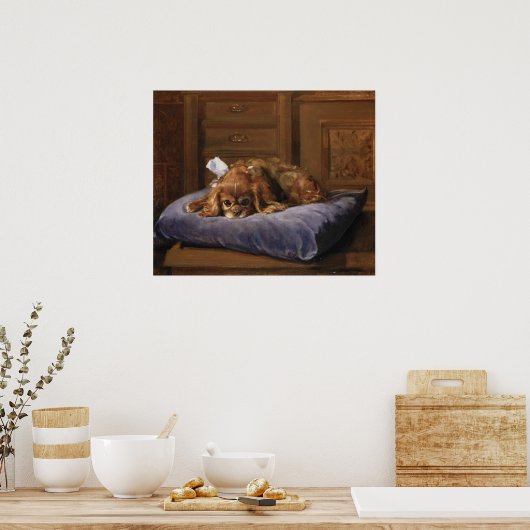 Poster Le roi Charles Spaniel (Cuisine)