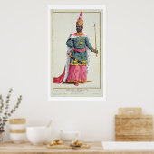Poster Le roi Chau-Haraye de Siam de 'Receuil des Estampe (Cuisine)