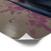 Poster Le roi Chimpanzé dans un style pop art vibrant" - (Coin)