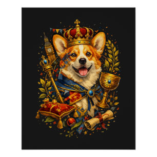 Poster Le Roi Corgi