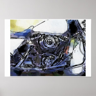 Poster Le Roi Custom de route