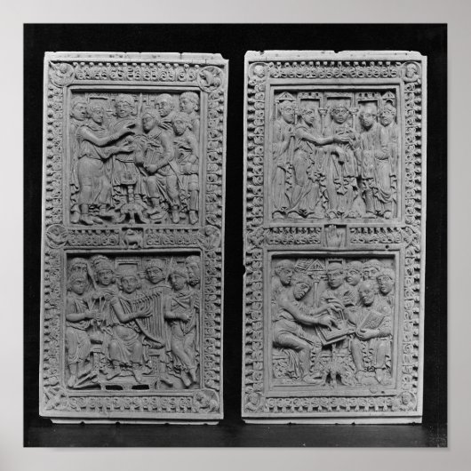 Poster Le roi David commande et chante le (Devant)