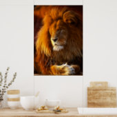 Poster Le roi de la Jungle Lion II (Cuisine)