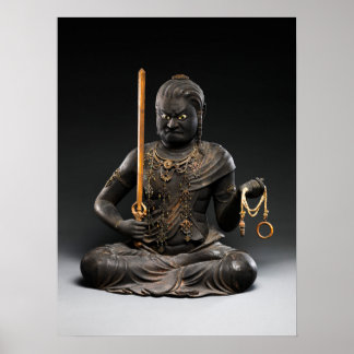 Poster Le Roi de la Sagesse Immobilière, Fudo Myoo par Ka