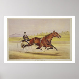 Poster Le Roi du Turf, 'St. Julien', conduit par Orri
