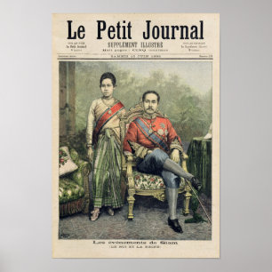 Poster Le roi et la reine du Siam