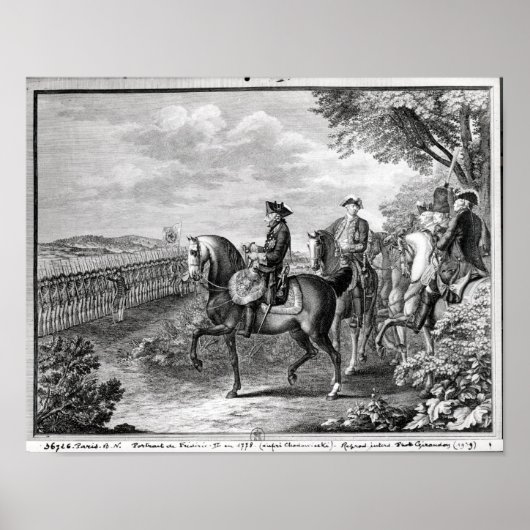 Poster Le roi Frédéric II de Prusse (Devant)