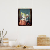 Poster Le roi Frederick II et son épouse (Cuisine)