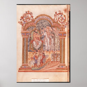 Poster Le roi Hérode visite des Magis