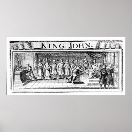 Poster Le roi John renonce à sa couronne (Devant)