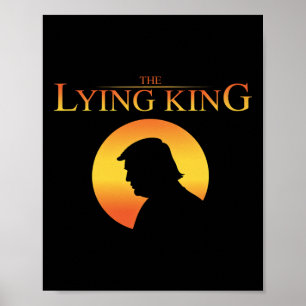 Poster Le roi menteur 8647 résiste au président Trump Hap