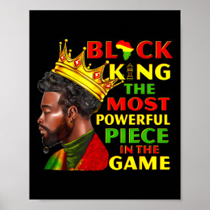 Poster Le Roi Noir La Pièce La Plus Puissante JunetDix Af