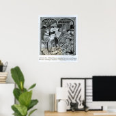 Poster Le roi Robert II fils de Hugh Capet (Bureau à domicile)
