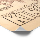 Poster Le Roi Salomon Entouré De Danseuses (Coin)