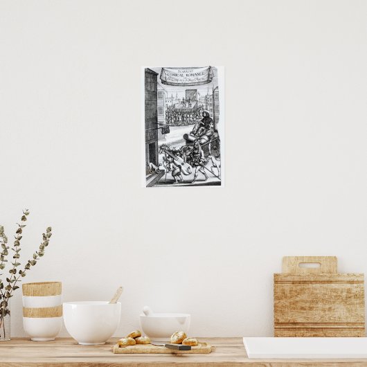 Poster Le roman comique" par Paul Scarron (Cuisine)