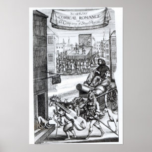 Poster Le roman comique" par Paul Scarron