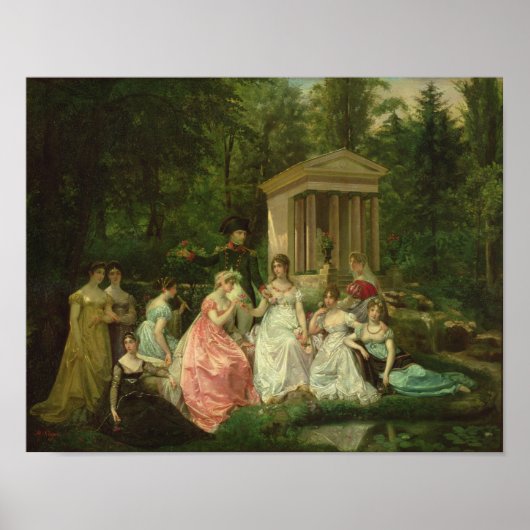 Poster Le Rose de Malmaison, vers 1867 (Devant)